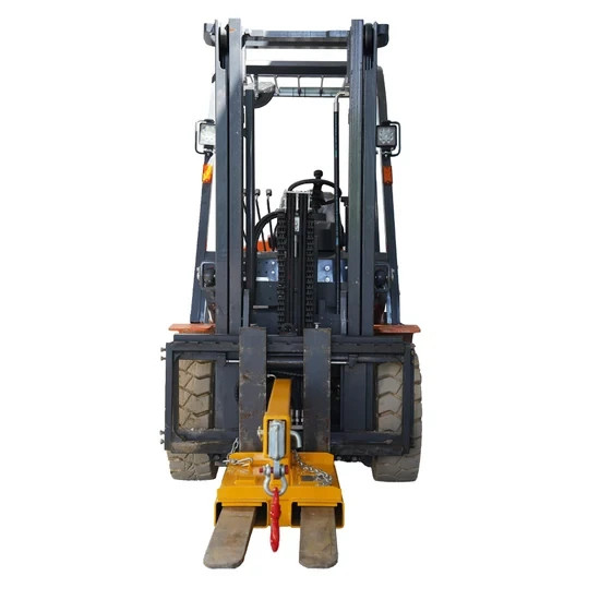 5500 lb Forklift Jib Boom Crane–78″ Extended Reach, Heavy Duty for Pallet Forks