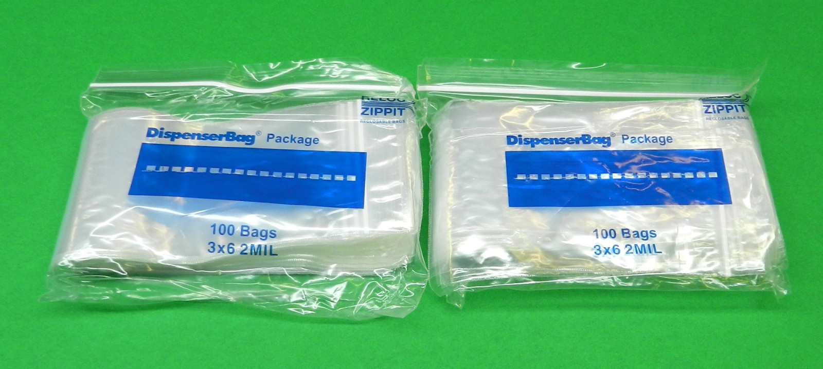 RELOC ZIPPIT Bags 2Mil Clear 3 x 6 Poly Zip Seal Lock Bag 200 RECLOSABLE 3″ x 6″