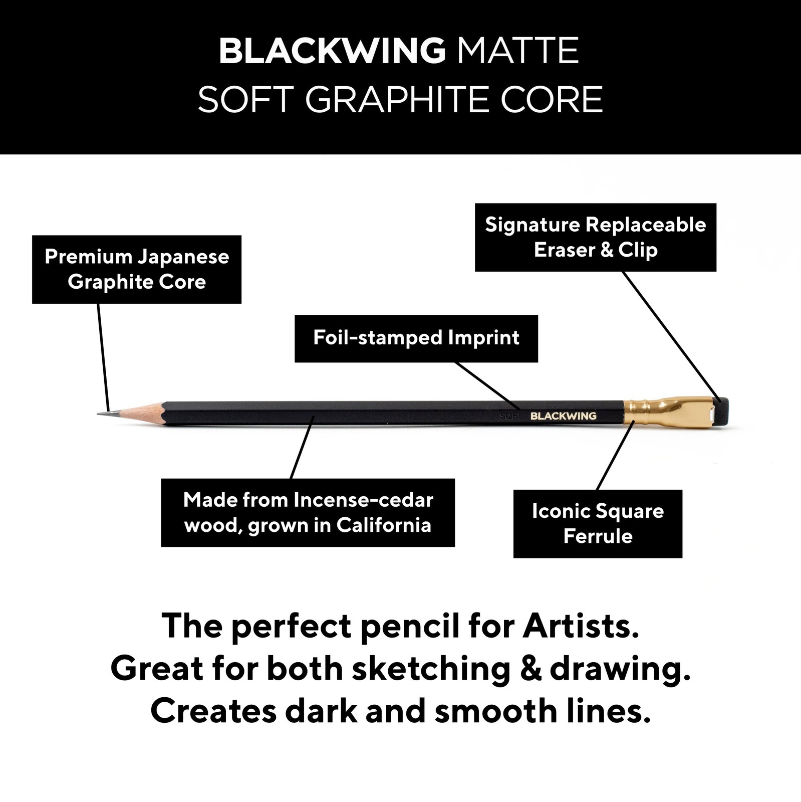 Matte Pencils – 12 Count