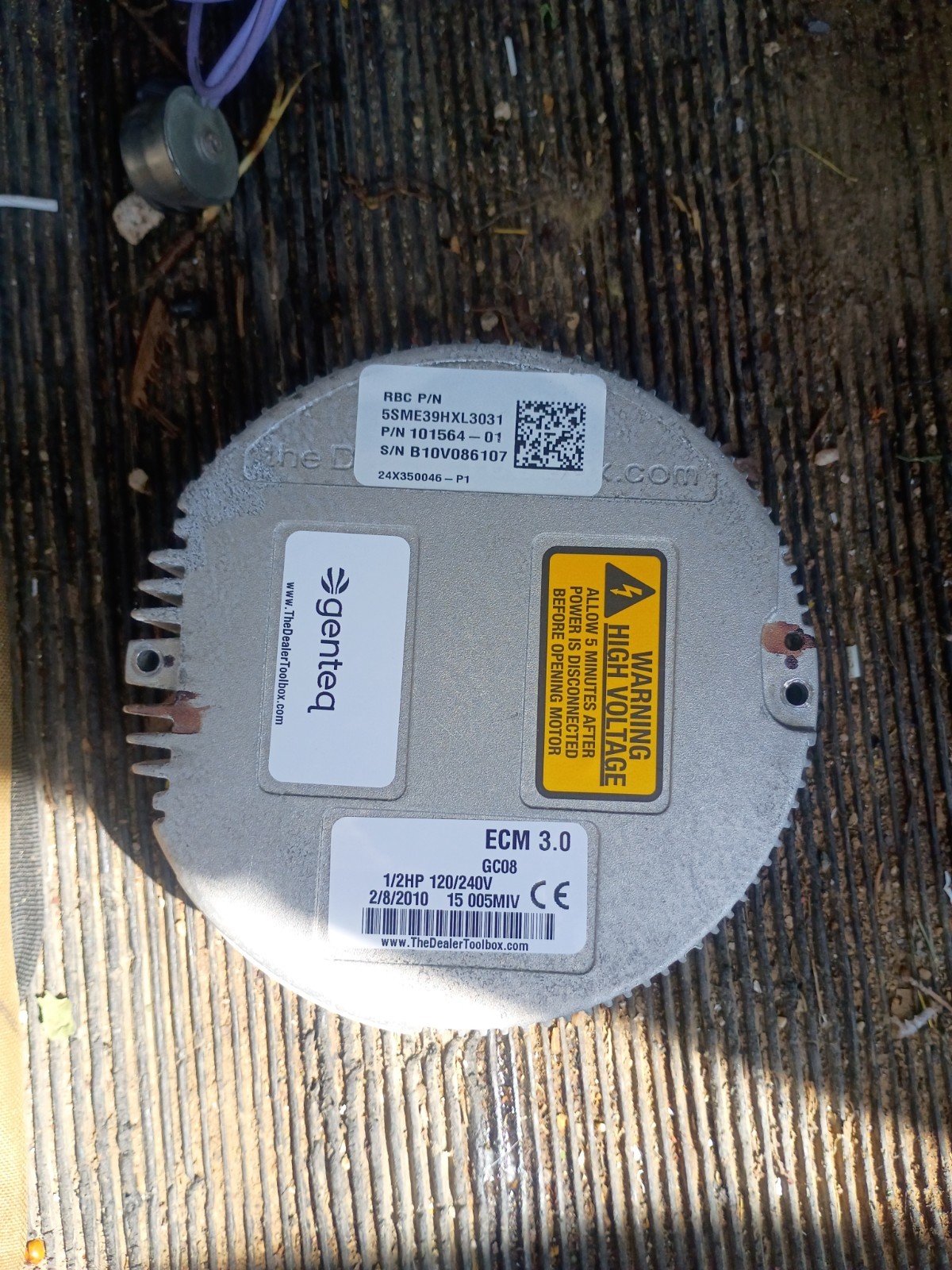 Genteq ECM 3.0 GC08 Blower Motor Module 1/2HP 120/240V Furnace HVAC