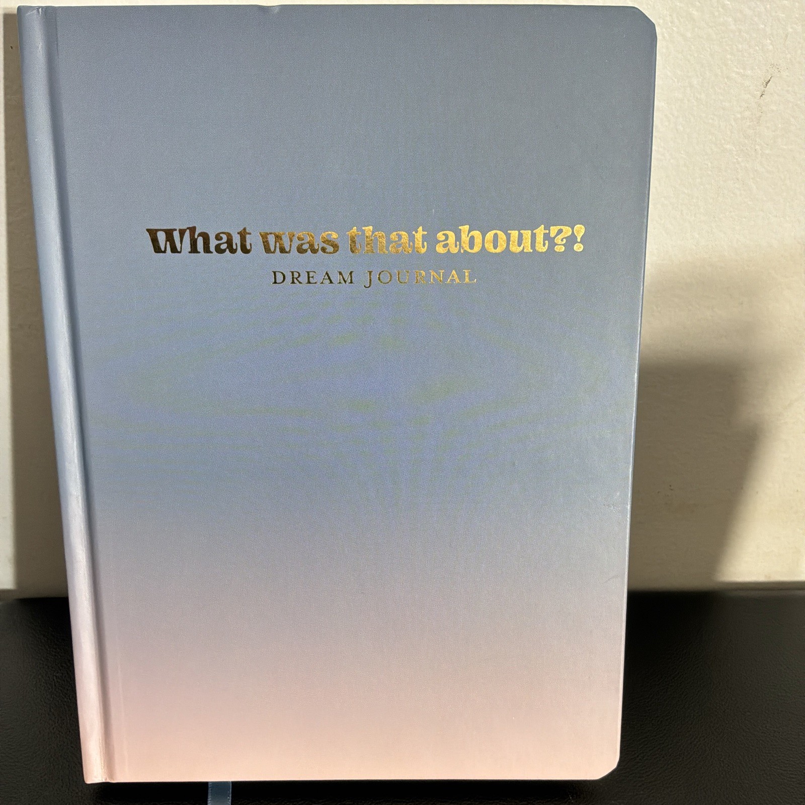 Garven «What Was That About?!» Dream Journal Hardcover Lined Blue/Pink Gradient