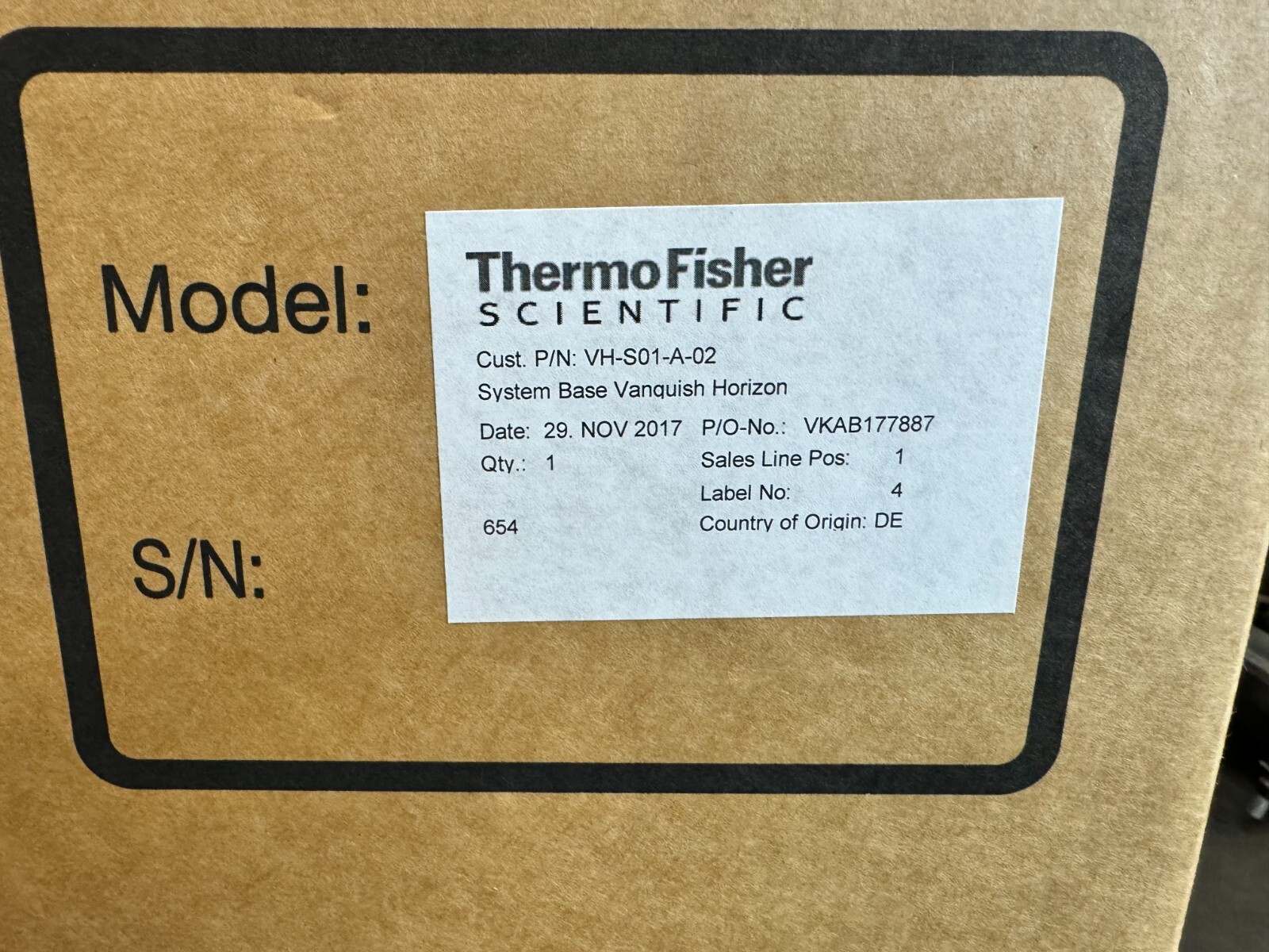 Thermo Fisher VH-S01-A-02 System Base Kit for Vanquish Horizon UHPLC HPLC