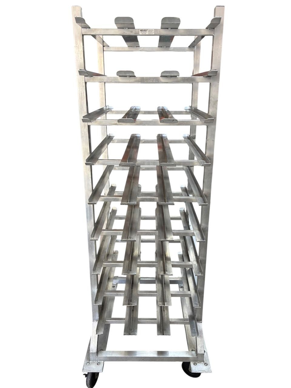 76″ Can Rack On Wheels Win-Holt CR162M #10 or #5 Bulk Storage NSF Aluminum #4643