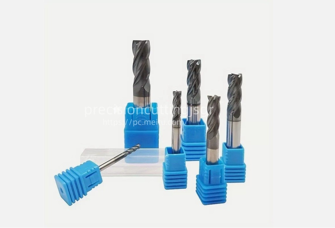 1/2″，3/8″，5/16″，1/4″，3/16″，1/8″ Solid Carbide End Mill – AlTiCrN Coated