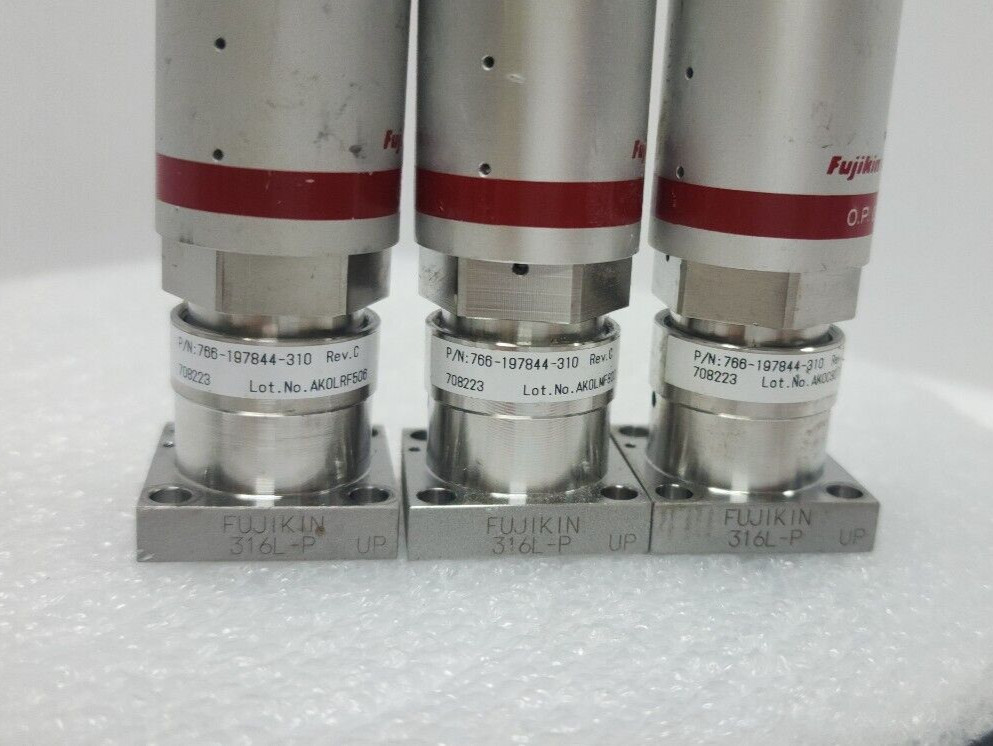 3Pc Lam 766-19783-310 Rev B, Fujikin 708223 Valve,Used,Jp+97072