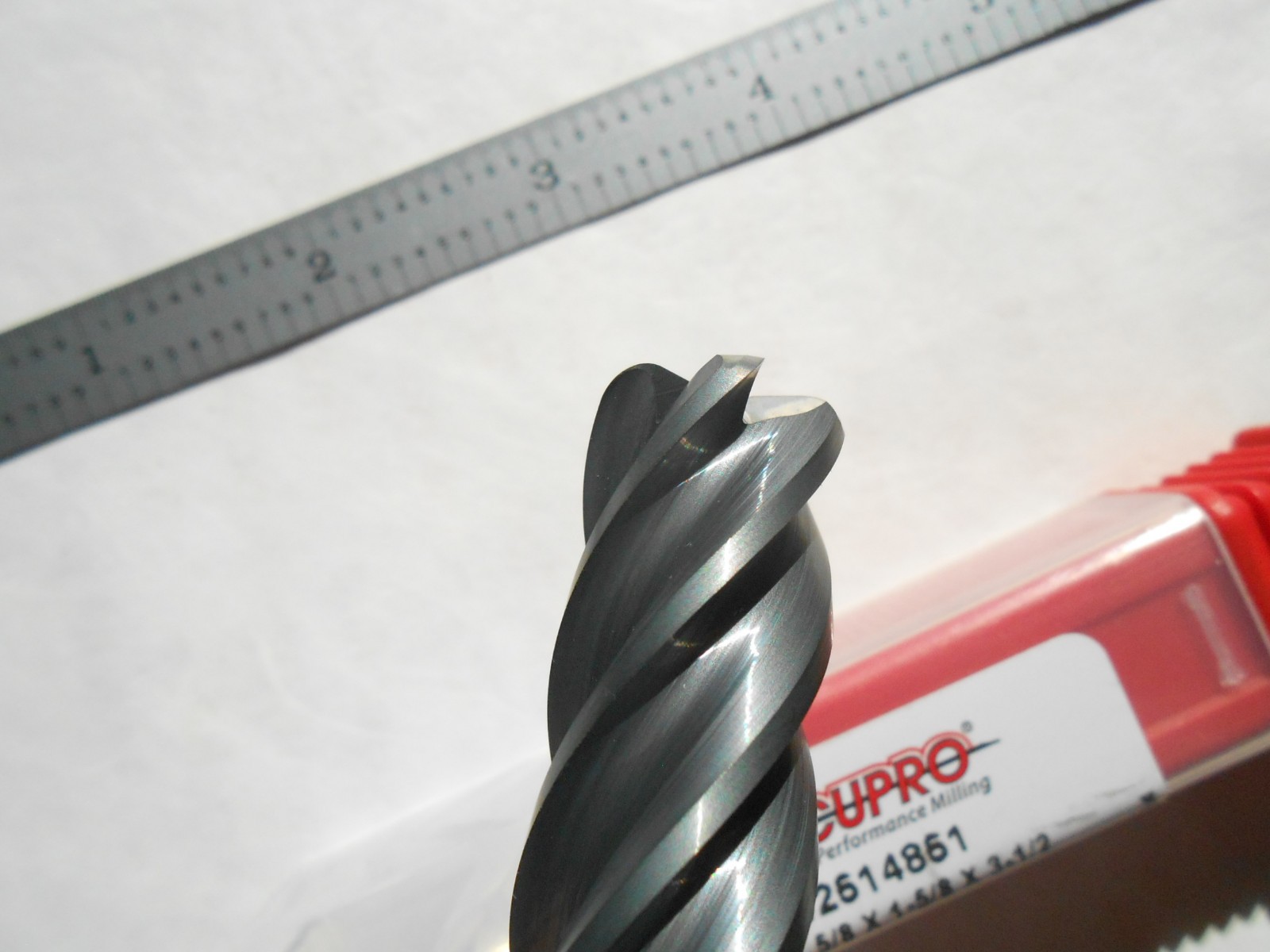 NEW ACCUPRO USA 5/8″ D. X 1-5/8″ LOC X 3-1/2″ L X .120″CR CC 5FL CARBIDE ENDMILL
