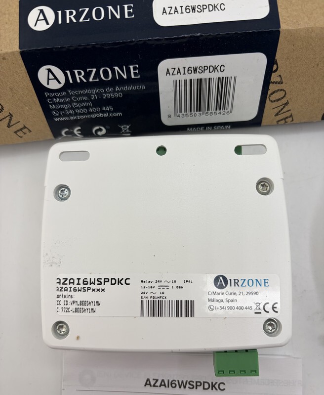 DAIKIN AIRZONE AZAI6WSPDKC PLUS WIRELESS MINI SPLIT SYSTEM HVAC INTERFACE