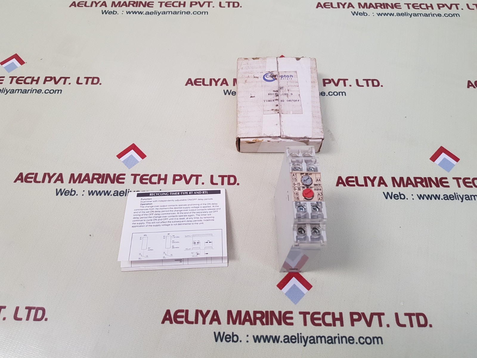 CROMPTON CONTROLS Recycling Timer 0-30Min On Delay