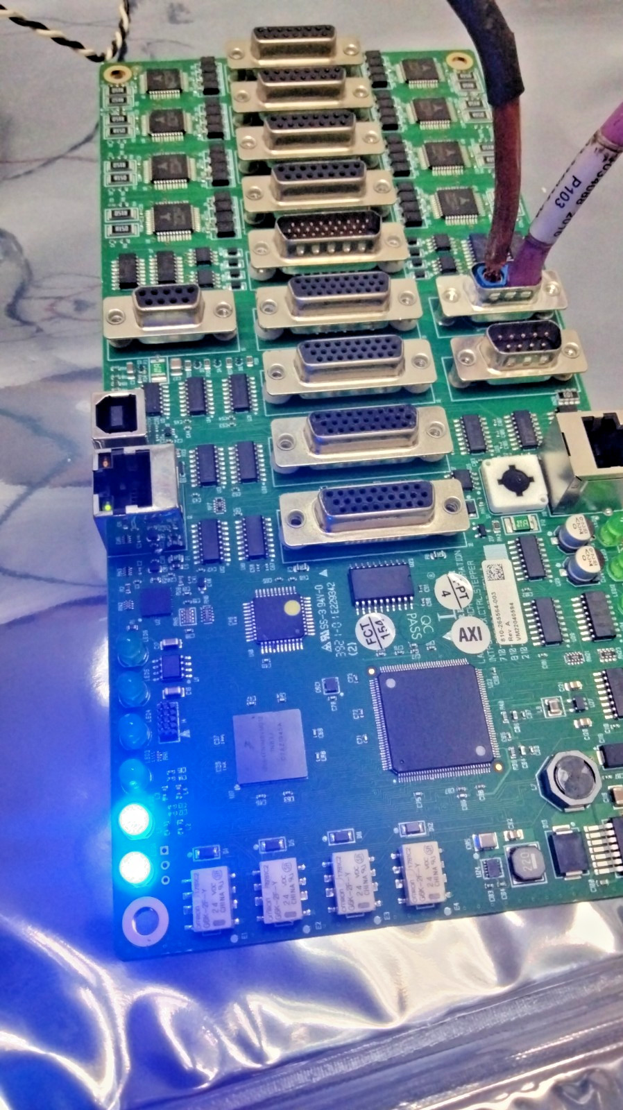 Lam Research 810-265564-003 Rev A INTFC,8-AX,CTRL Stepper Board,Used,Jp~A222