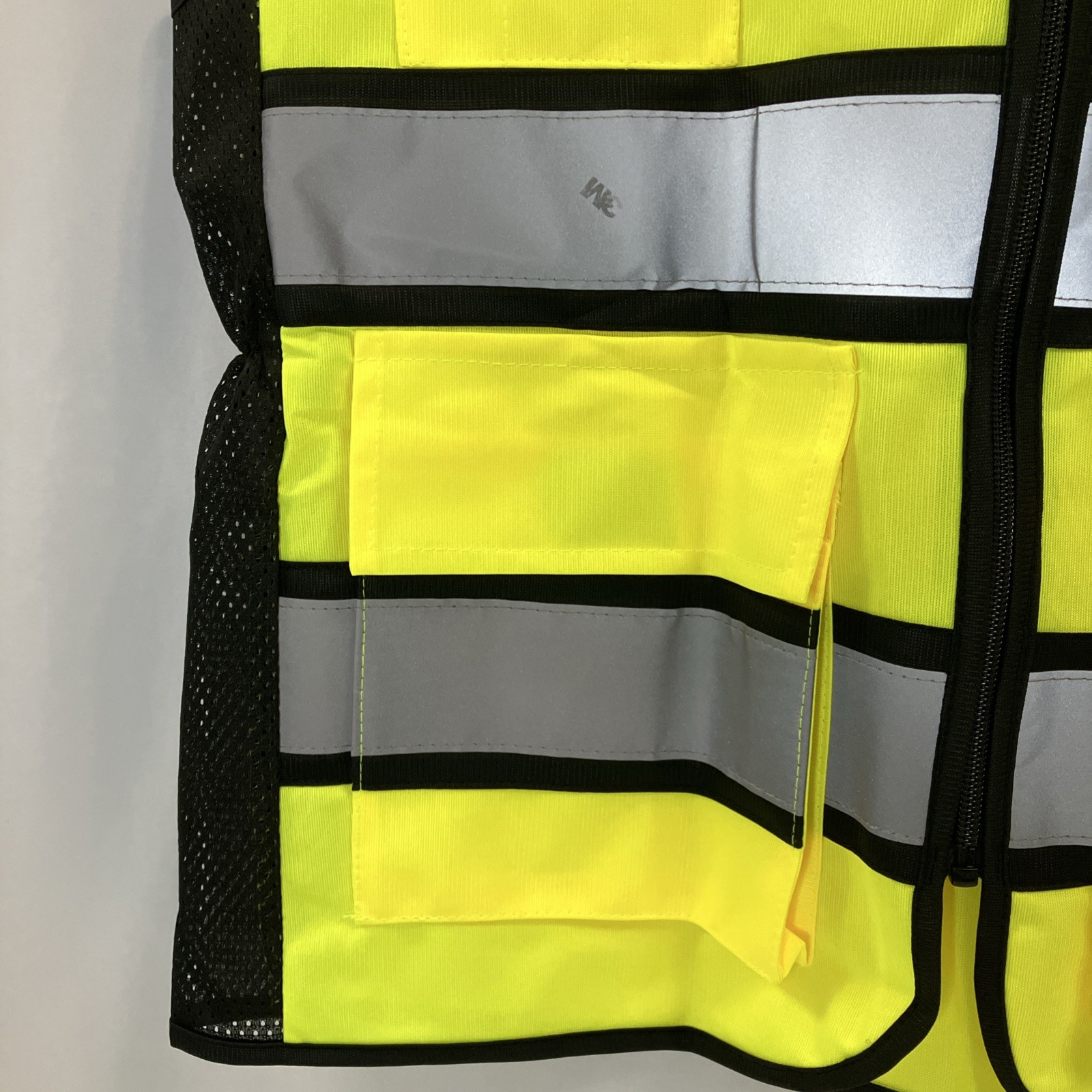 Women’s 8-Pocket hi vis vest Saftey Green Yellow ANSI Compliant sz M Medium
