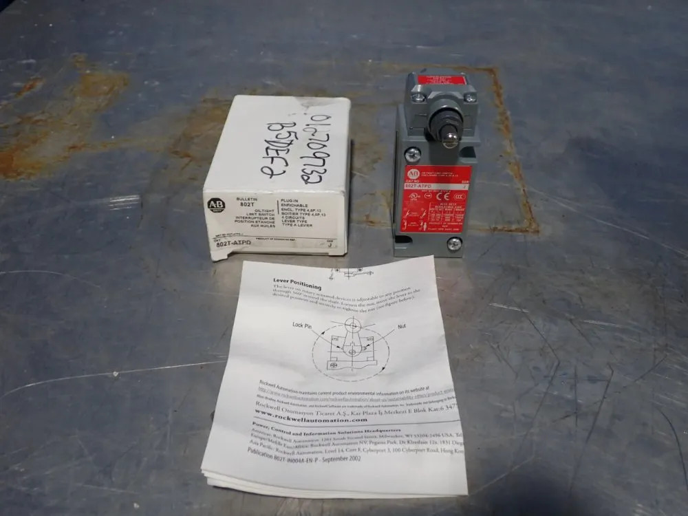 ALLEN BRADLEY 802T-ATPD LIMIT SWITCH 04200480964