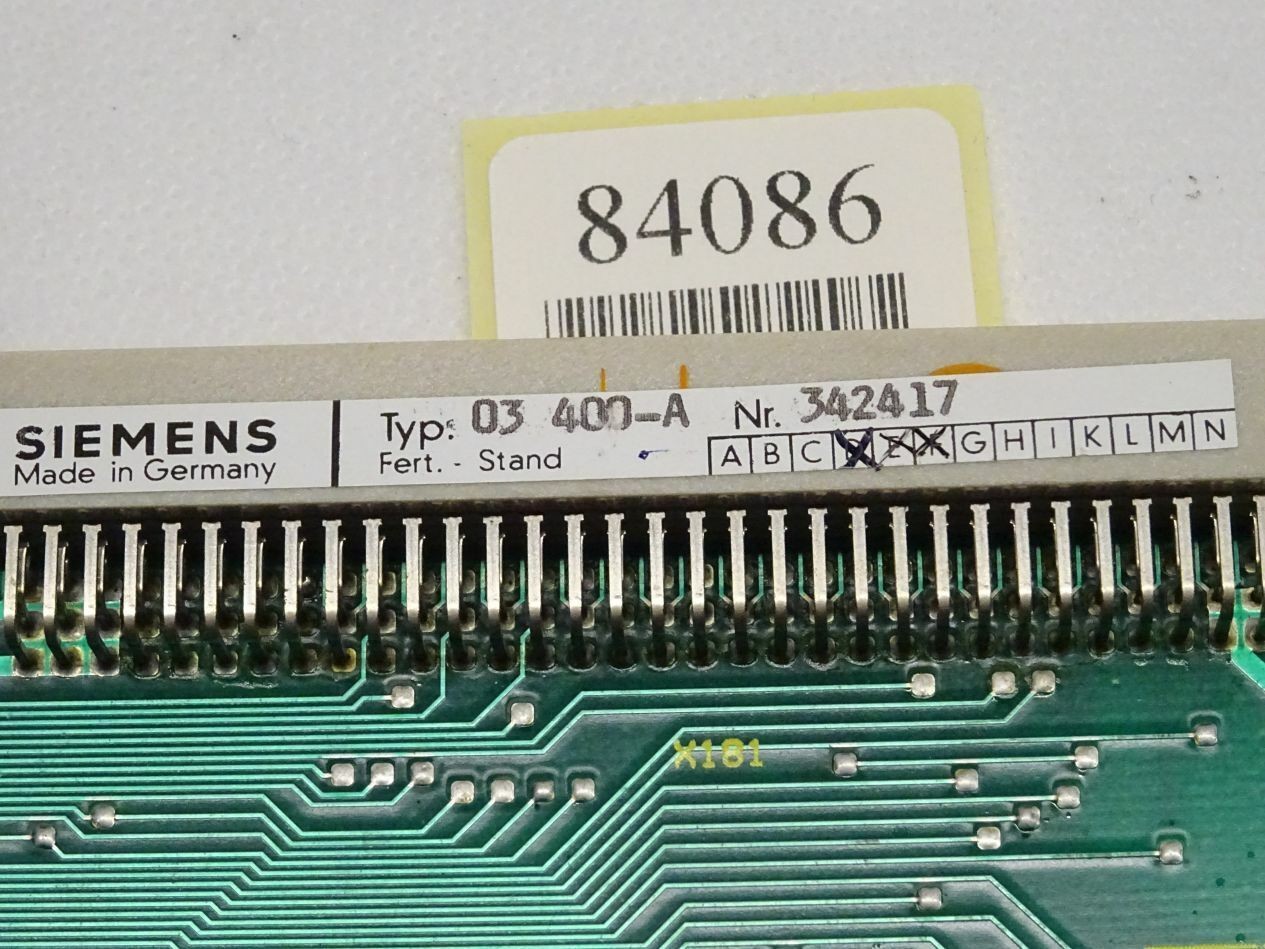 Siemens Simatic Type. 03400-A / E:F / Original Packaging