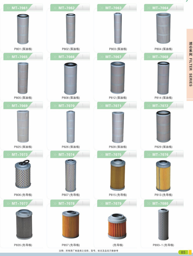 LF3934 LF16006 LF3959 P550909 BT7349 BT7181 OIL FILTER FOR PC200-7 PC200-8
