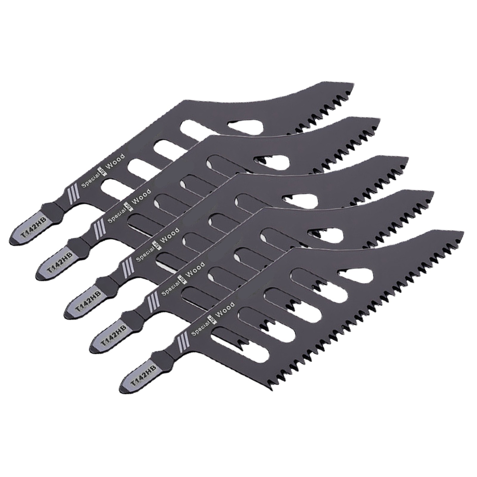 5 Pcs Flush Cutting Jigsaw Blade High Carbon Steel Irregular Curve Saw Blad Fit