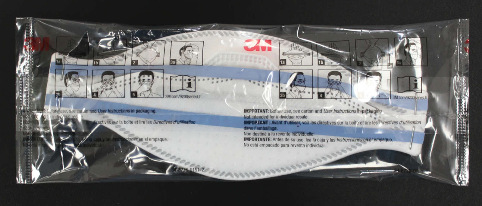 10 Pack 3M Aura 9205+ Particulate Respirator N95 Dispoable NIOSH Face Mask Cover