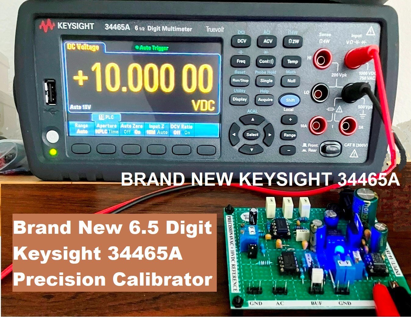 NEW PRE-CALIBRATED PRECISION 10V VOLTAGE REFERENCE LT1021-10 @ 0.004% ACCURACY