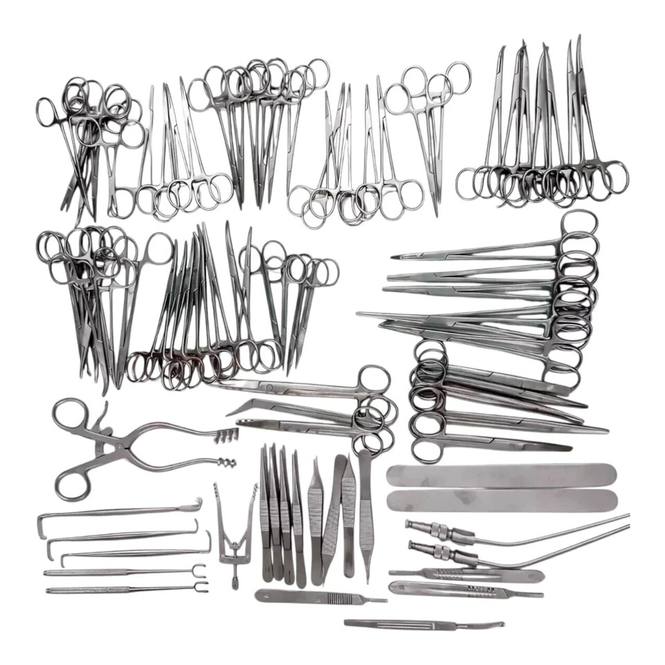 Set of 82 Pcs of Plastic Surgery Surgical instruments.