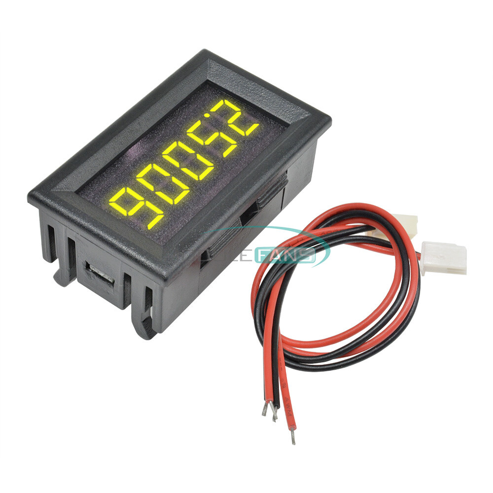 Yellow DC 0-4.3000-33.000V 5 Digit Precision Digital Volt meter Voltage Panel