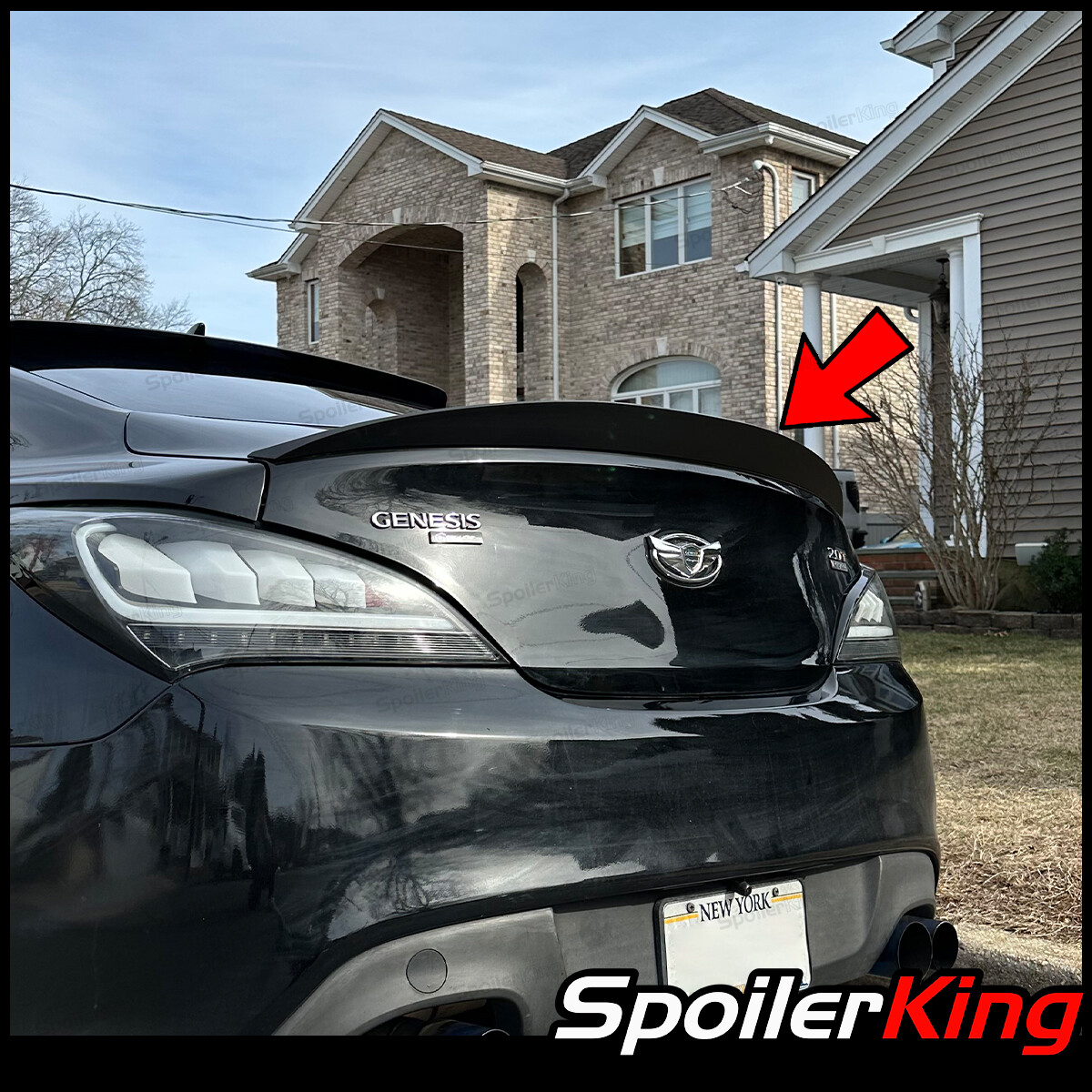 SpoilerKing #380K Universal 30″- 55″ Custom Rear Polyurethane Trunk Spoiler Wing