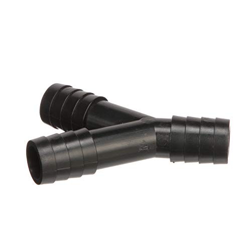 Seachoice 3-Way Y Fitting 3/4 in. ID Hose Barbed Black Plastic Connector 50-1823