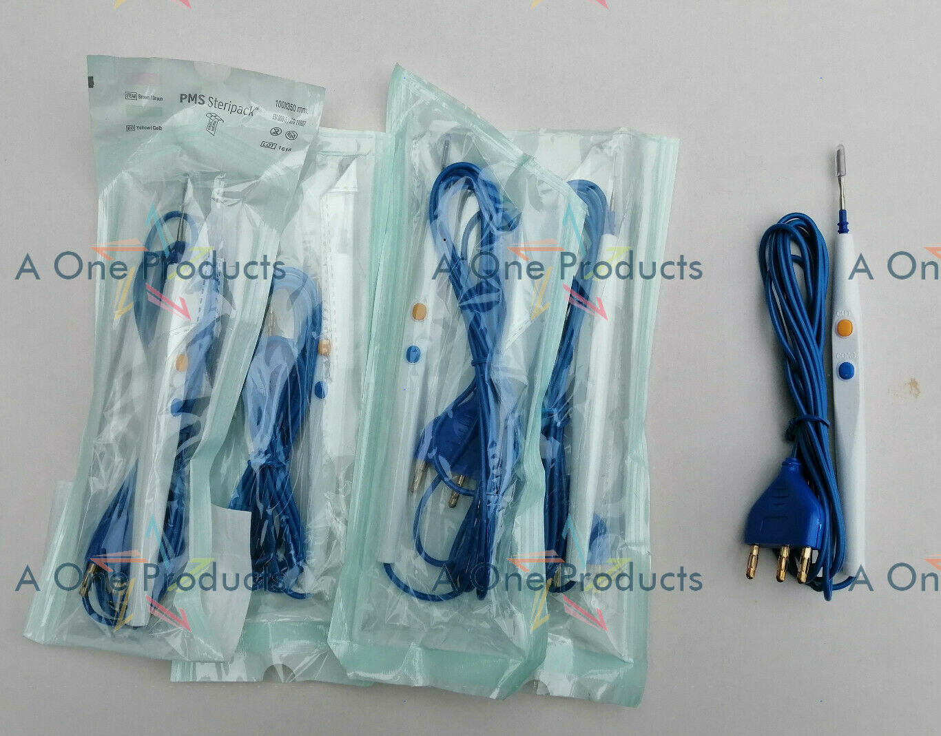Single Use Esu Diathermy Cautery Pencil With Blade Electrosurgical 5 Pcs