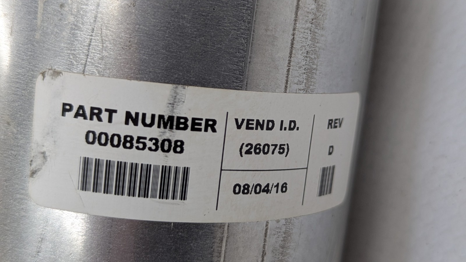 00085308 Bluebird Bus Exhaust Pipe 4 in OD & ID New