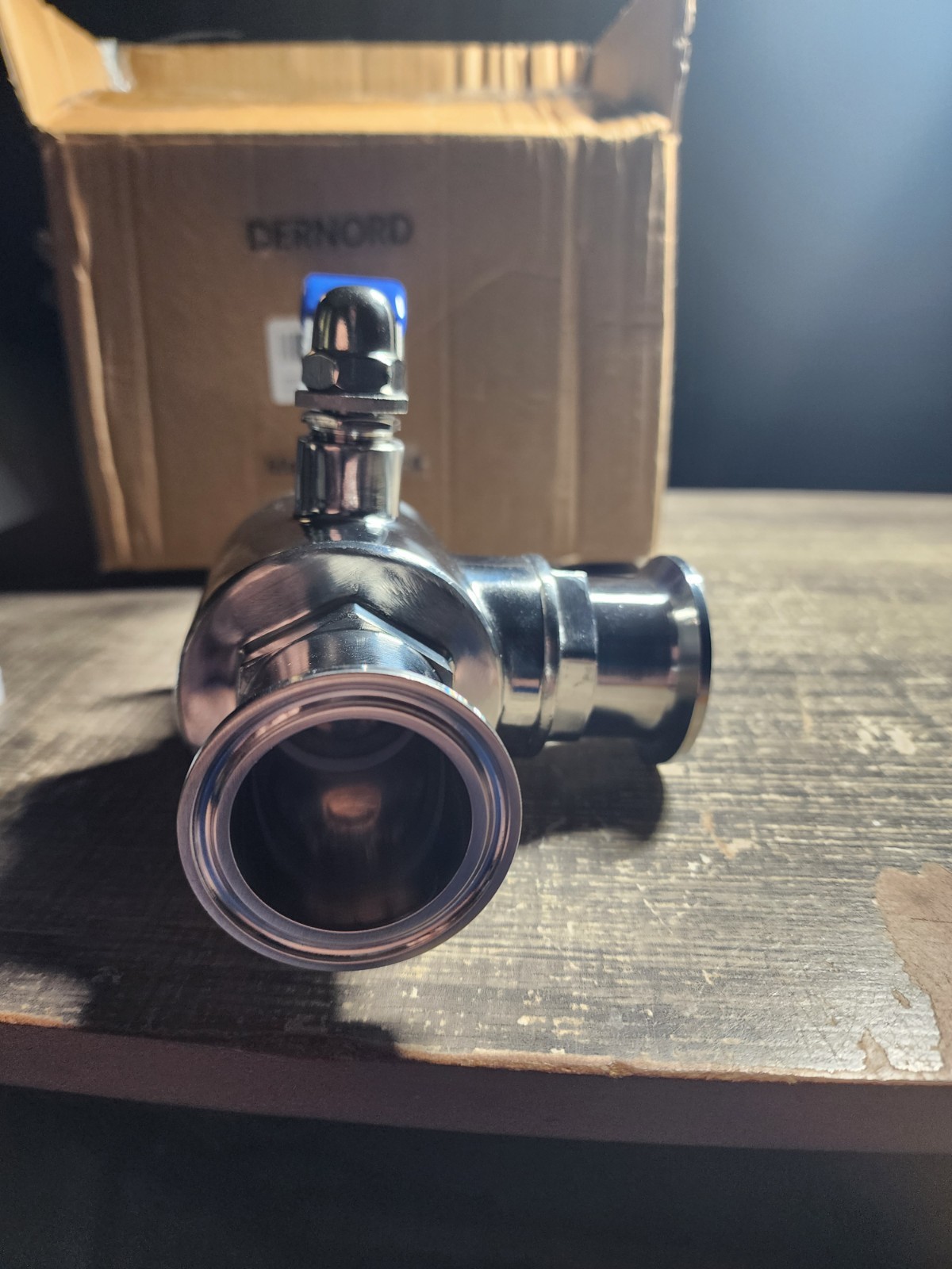 1.5″ Tri Clamp Sanitary Ball Valve, 3-Way Ball Valve T-Port Stainless Steel 304