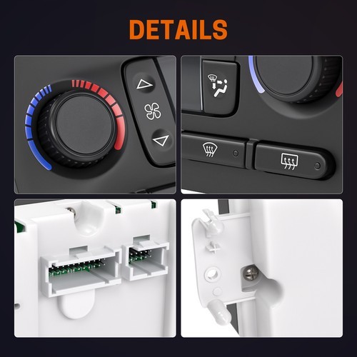 SINTLY AC Heater Climate Control Module For Chevrolet Silverado GMC 599-211XD