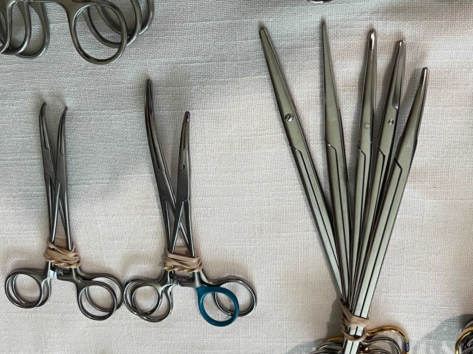 Assorted Lot of 119 Various Brand & Size Of OR Medical Surgical Instruments, S.S