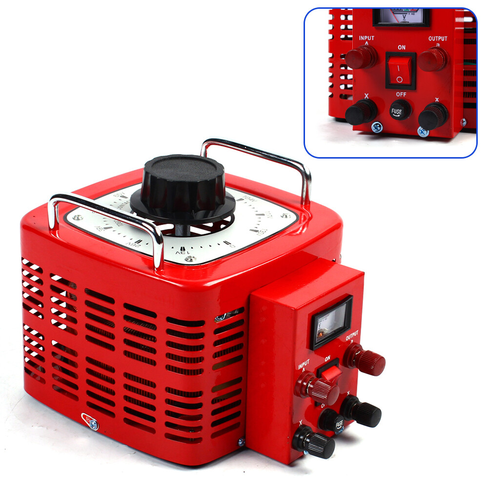 3000w Variac Transformer Variable AC Voltage Regulator Metered 110V 0-130V 30A