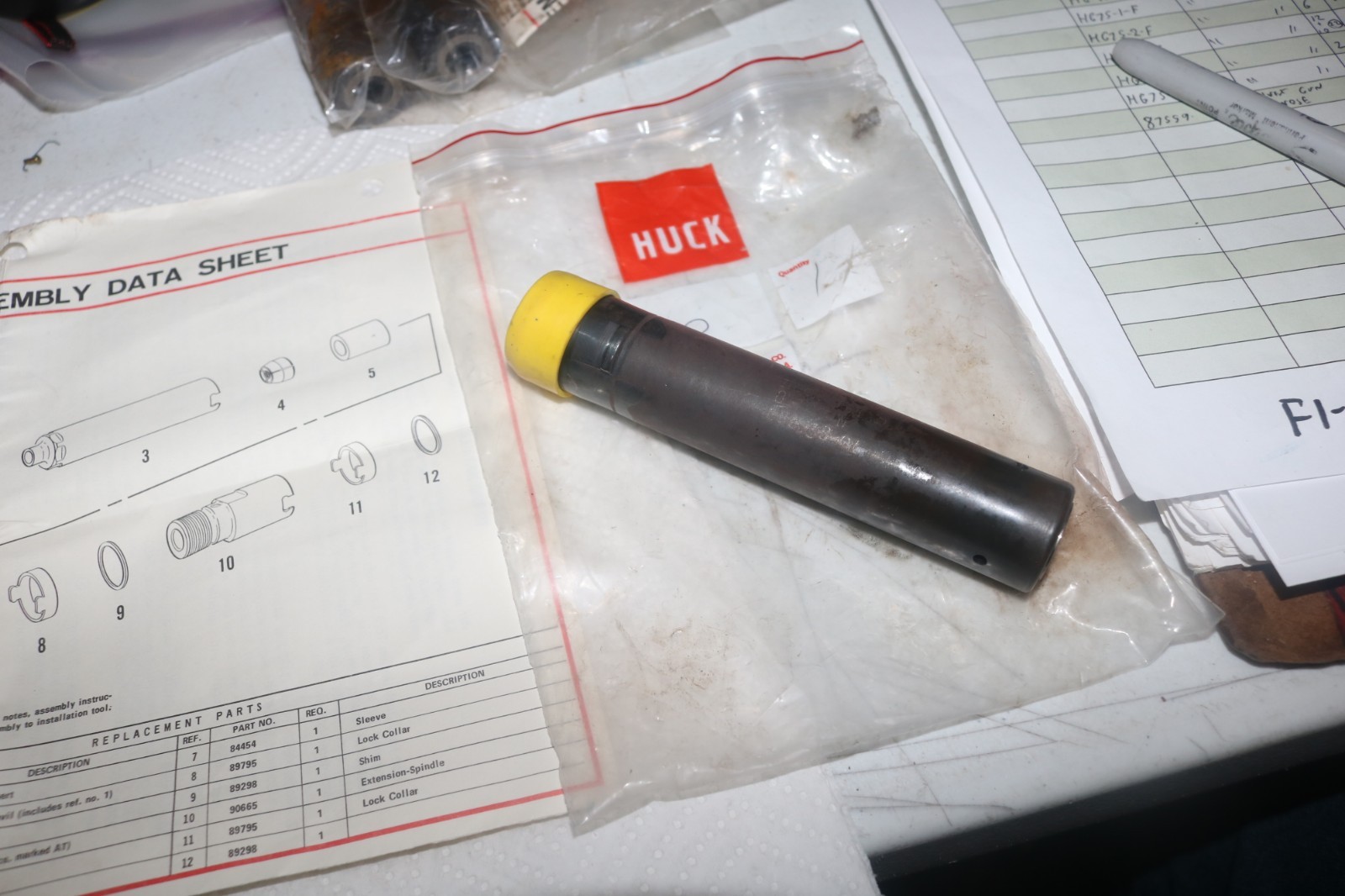 NOS Genuine Huck rivet gun Nose # 92230 Huckbolt -10 for Model 353