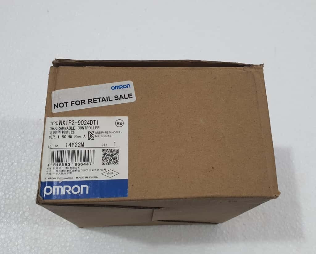 OMRON | NX1P2-9024DT1 | NX1P2 | Programmable Logic Controller CPU unit OPEN BOX