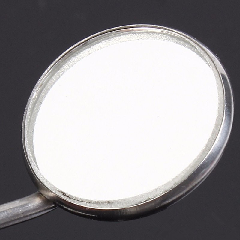 Dental Premium 12 x Mouth Mirror Heads Simple Stem #5 Plain Espejo de boca plano