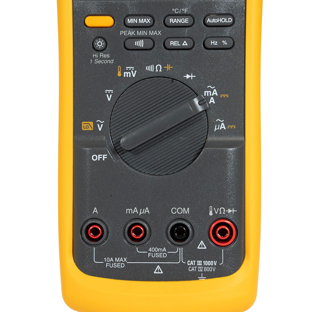 Fluke 87-V True-RMS Industrial Digital Multimeter with Temperature