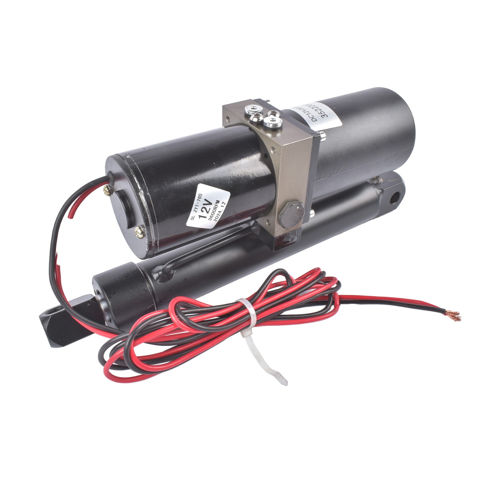 Heavy Duty 8000N/1700lbs 12V Hydraulic Linear Actuator Stroke Length 200mm 8»