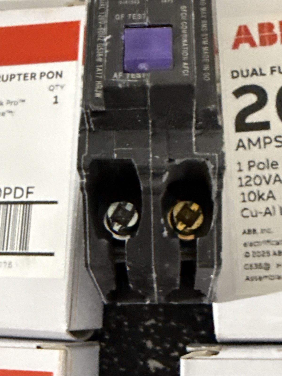ABB/GE THQL1120PDF – 20Amp – 1 Pole – Dual Function Circuit Breaker Lot Of 12