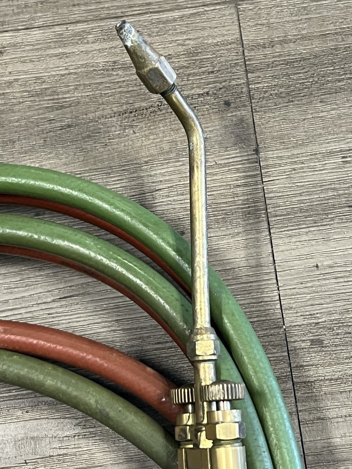 Vintage Meco N Midget Jeweler’s Torch Oxy / Fuel Gas with Tip With Hoses