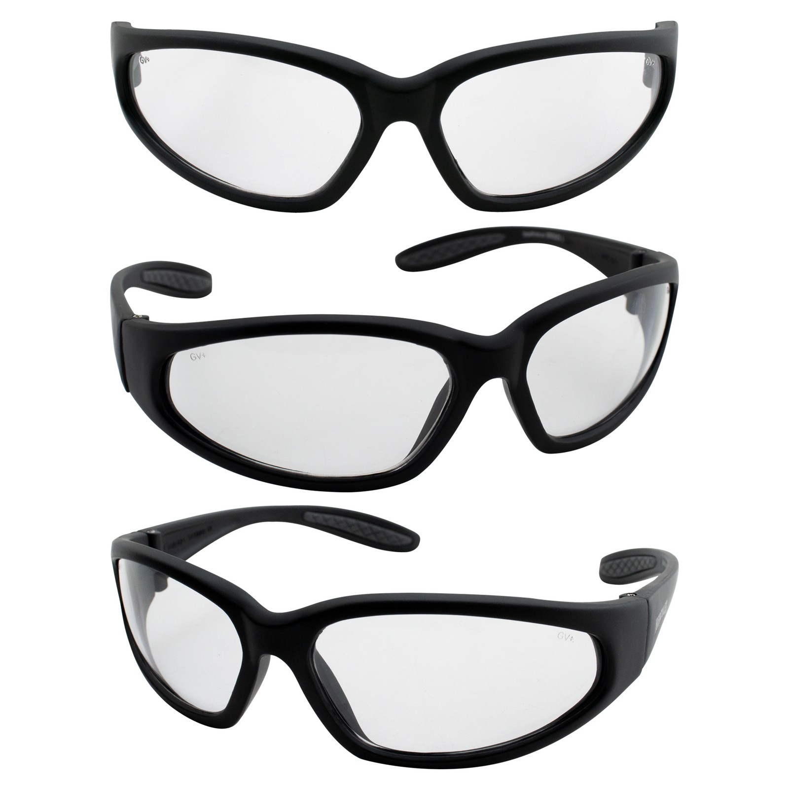 Global Vision Hercules Safety Glasses Sunglasses with Shatterproof Clear Lenses