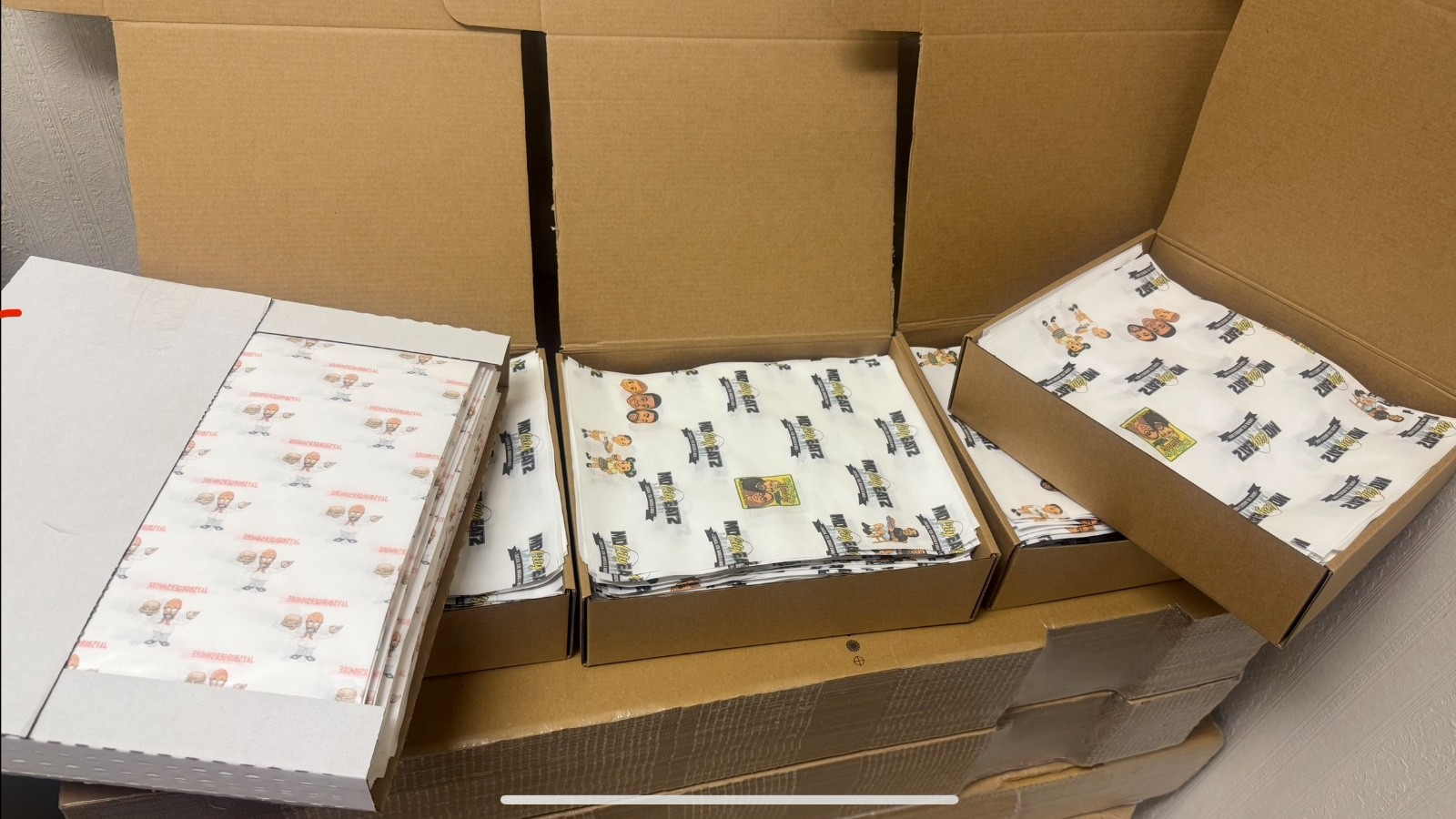 750 Custom Wax Paper Sheets – Food Grade, Greaseproof, food truck paper