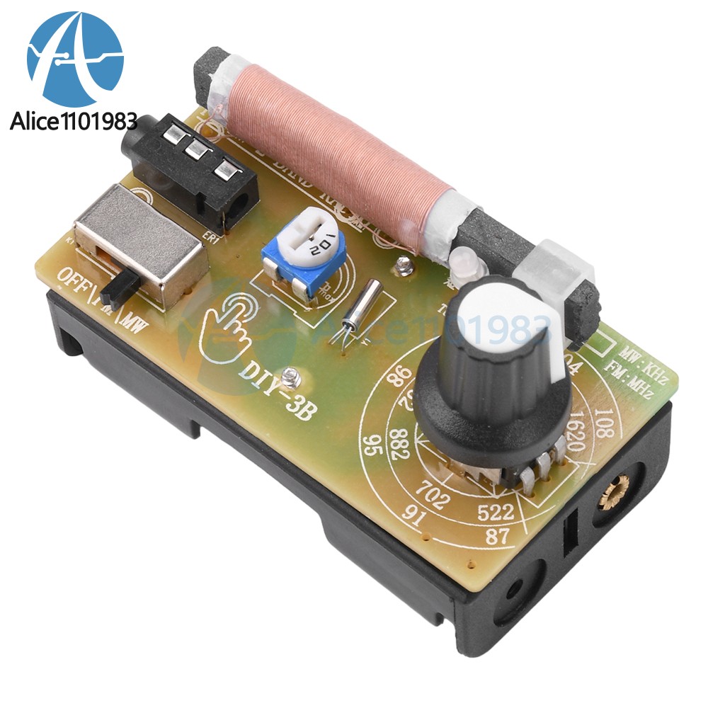 Electronic DIY AM/FM Radio Receiver Module Kits Wireless Stereo 87MHz-108MHz