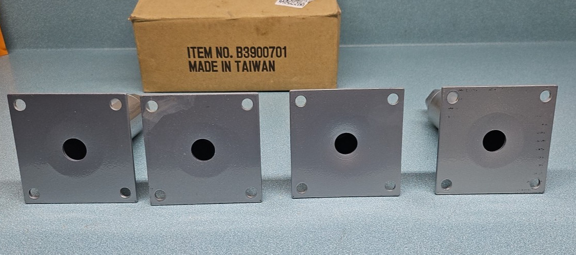 Pitco B3900701 3 1/4” Plate 6″ Deep Fryer Legs Set of 4