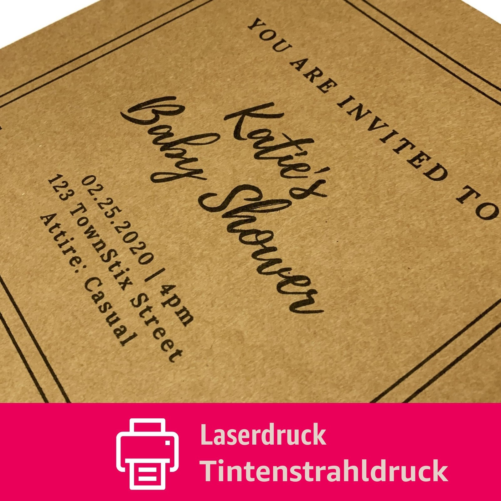 40 Sheets 300g A4 Kraft Paper, Cardboard Paper Photo Cardboard Brown
