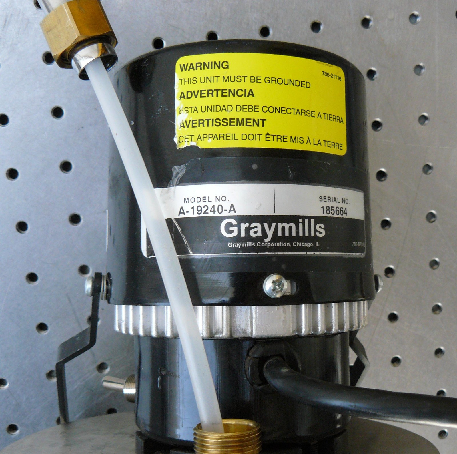 Graymills A-19240-A Corrosion Resistant Circ. Pump, 1/15 HP 120VAC Motor [H3X]