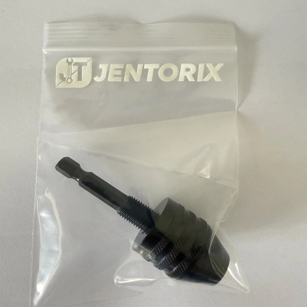 Mini ( 0.3mm to 3.6mm) Keyless Drill Chuck with 1/4″ Hex Shank Adapter – J016