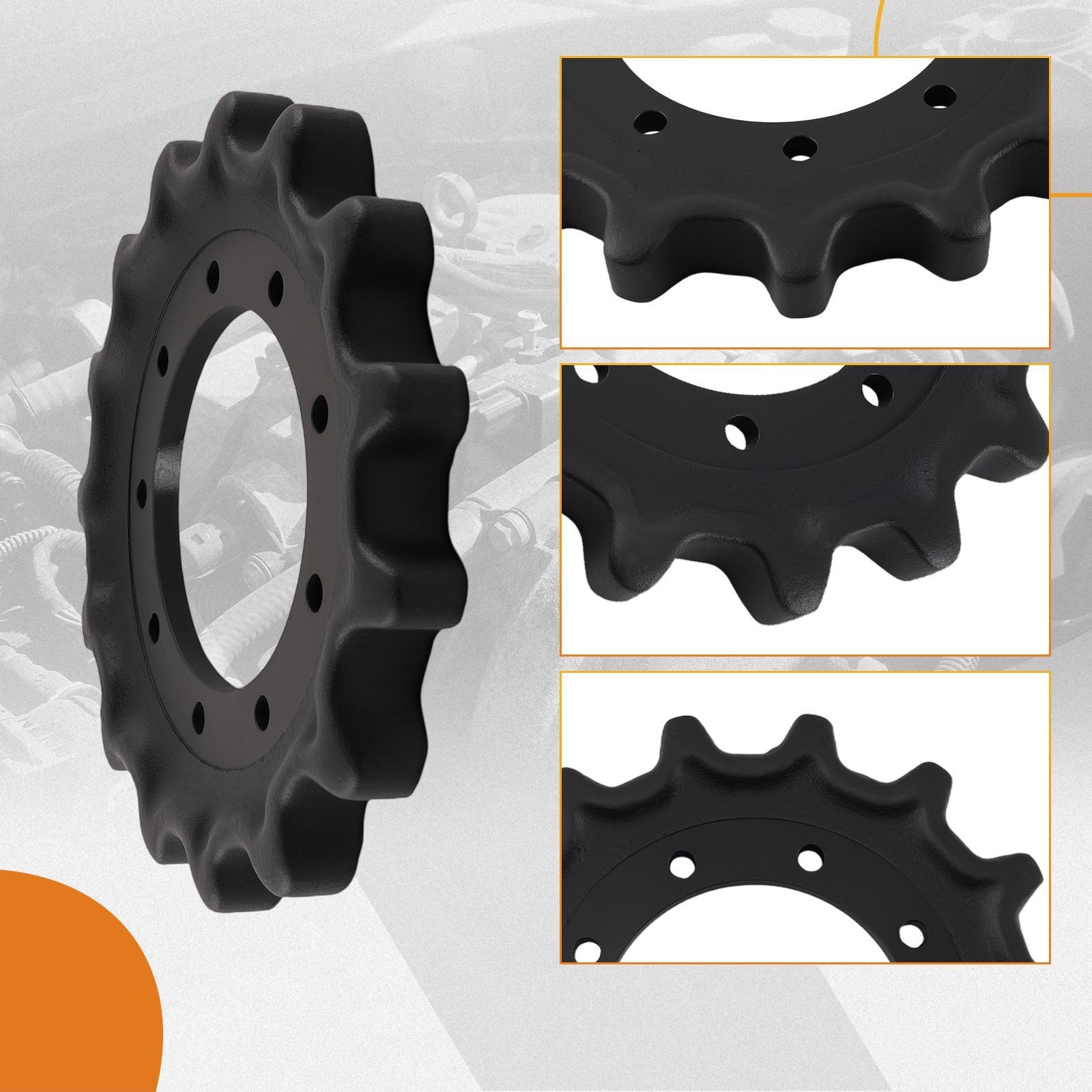 Sprocket Undercarriage Part For Kubota SVL75, 75C, SVL75-2, SVL75-2C V0511-21110