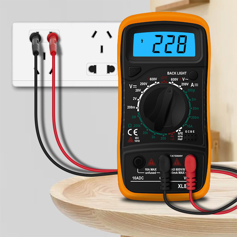 XL830L Digital Multimeter Handheld Multimeter Digital Beep Meter