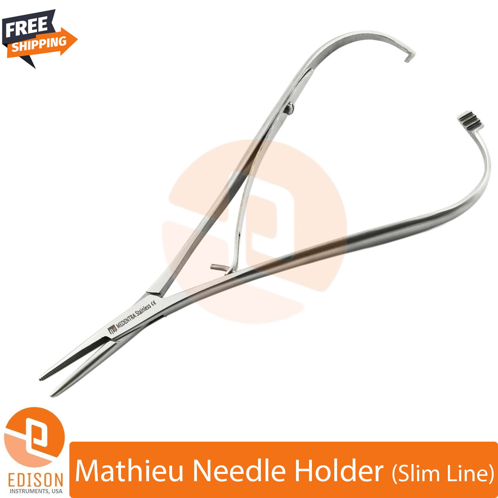 7 Pcs Dental Slim Line Mathieu Needle Holder Forceps Orthodontic Ligature Pliers