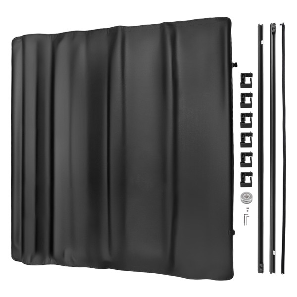 5.8ft Bed Soft Vinyl Roll Up Tonneau Cover fit for Chevy Silverado 1500 07-2024