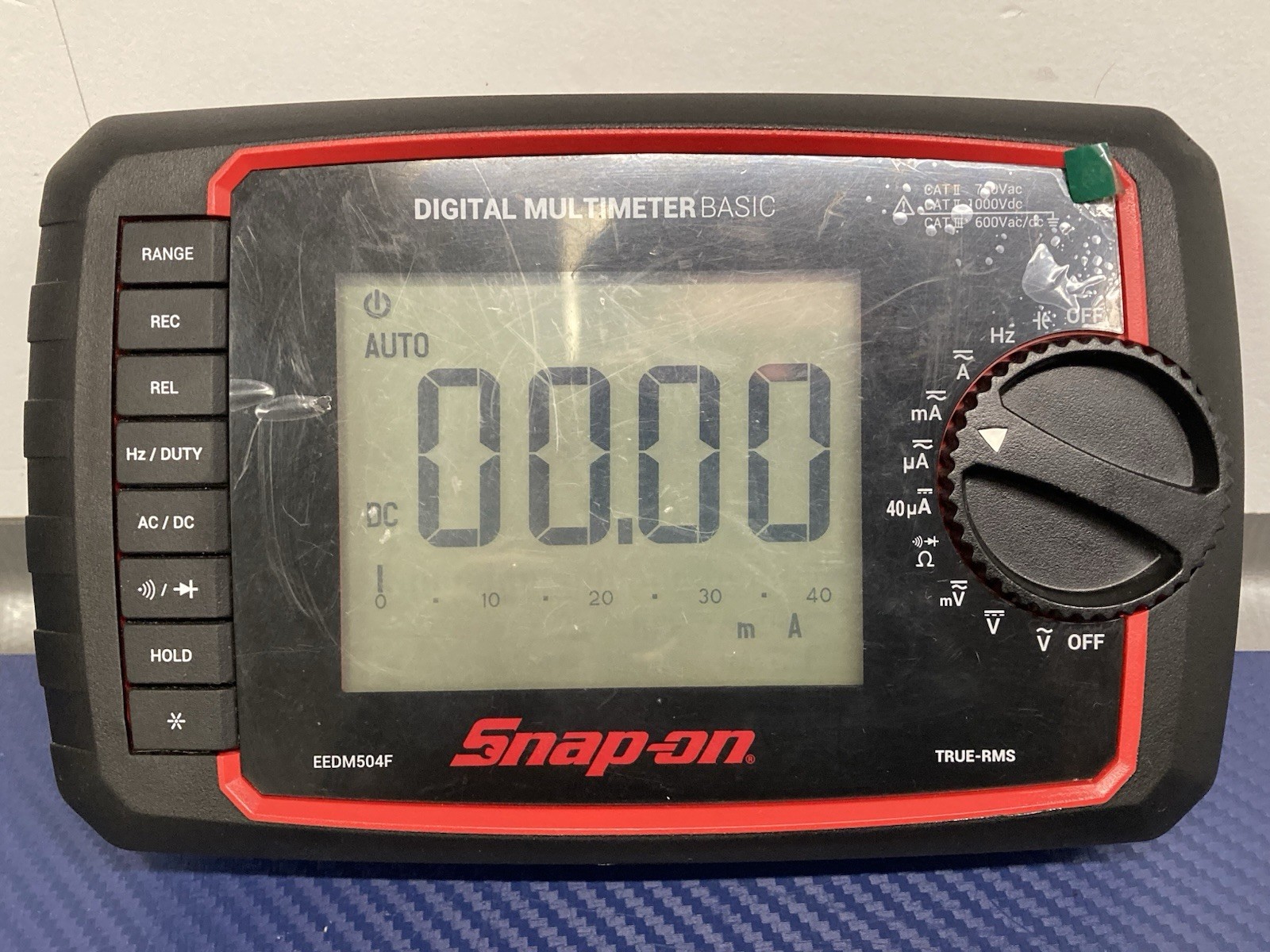 Snap-on EEDM504F Digital Multimeter Basic CAT III True RMS