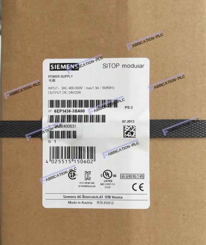 1PCS NEW in Box Siemens 6EP1 436-3BA00 6EP1436-3BA00 Fast Ship